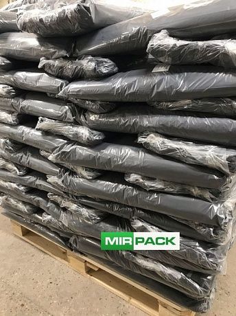 Пакеты для мусора 240 л, 100 мкм, ПВД, в пачках 50 шт, черные - Вид 6